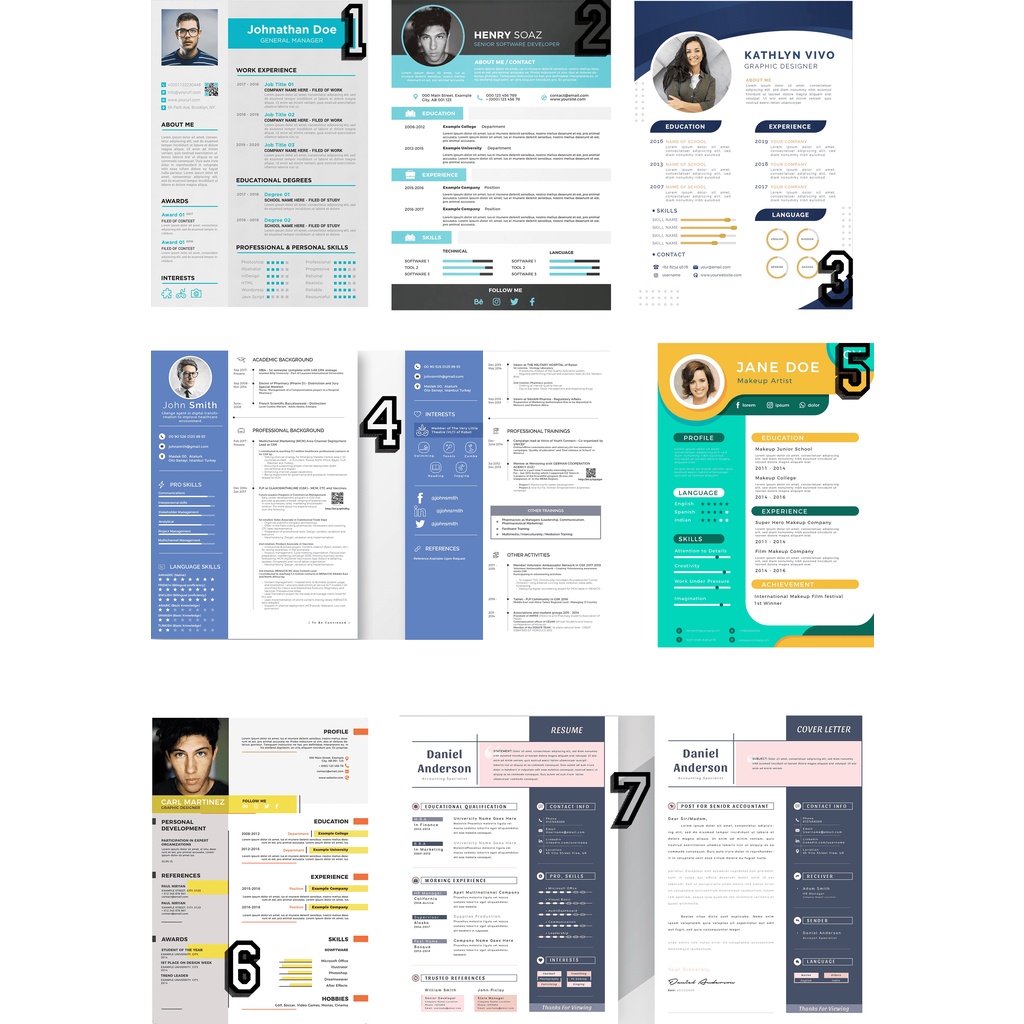 

Design dan Template CV (Curiculume Vitae) Professional dan Menarik