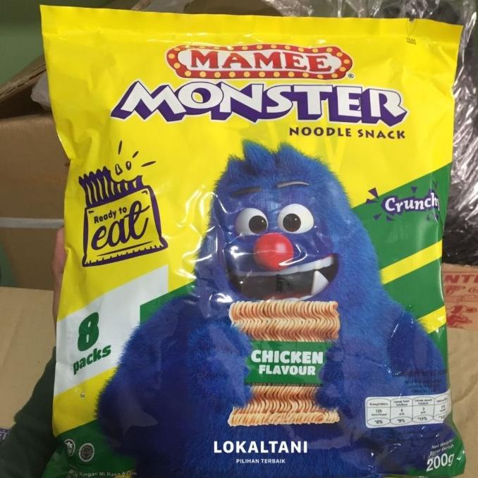 

Mamee Monster Noodle Snack Chicken 200gr/Jajanan kekinian