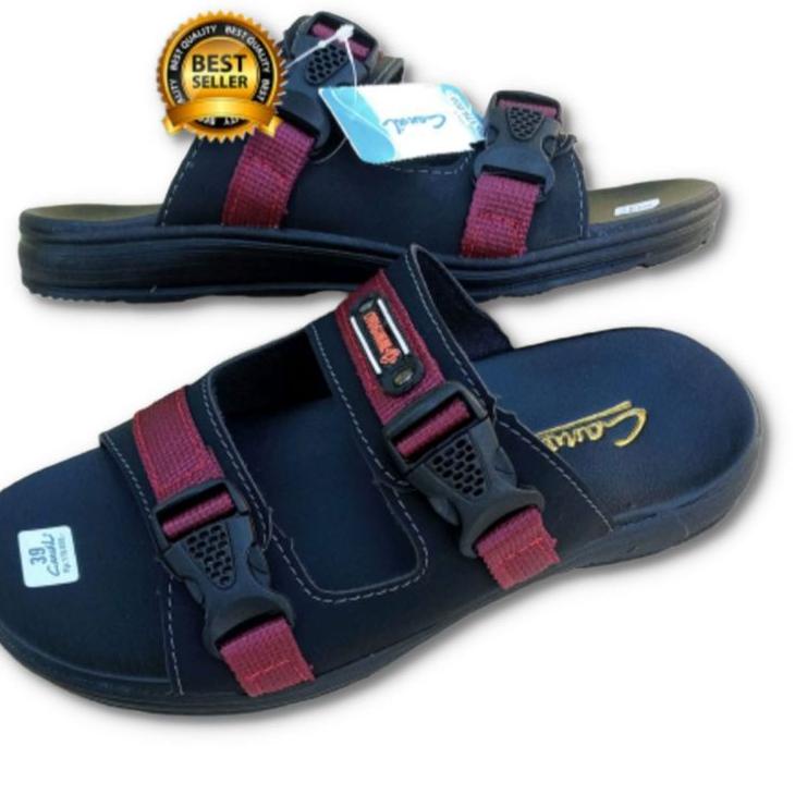Sangat Nyaman.. PROMO BIG SALE 2.2 COD SANDAL PRIA/SANDAL SLOP PRIA/SANDAL CARVIL/SANDAL KULIT/SANDA