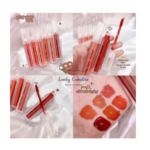 [LUSINAN] LIPGLOSS KISS BEAUTY VELVET LOVE PUTIH