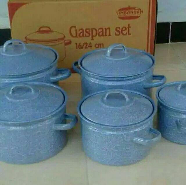 Timbangan Panci Masak Gaspan Set 16/24 Cm