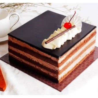 

Kue Ulang Tahun Ultah - Opera Cake One Stick - Free Kartu Ucapan