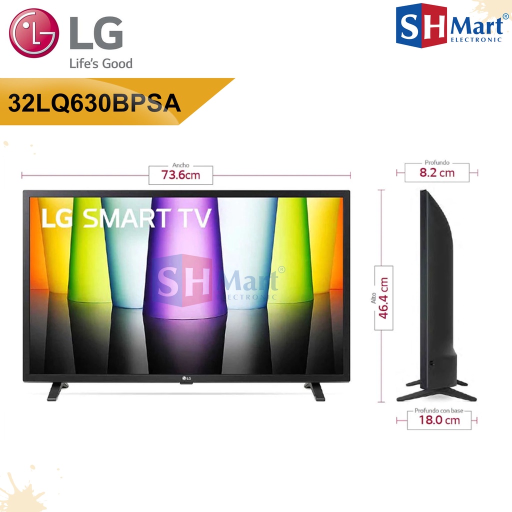 SMART TV LG 32 INCH 32LQ630 HD READY 32LQ630BPSA DIGITAL TV GARANSI RESMI (MEDAN)