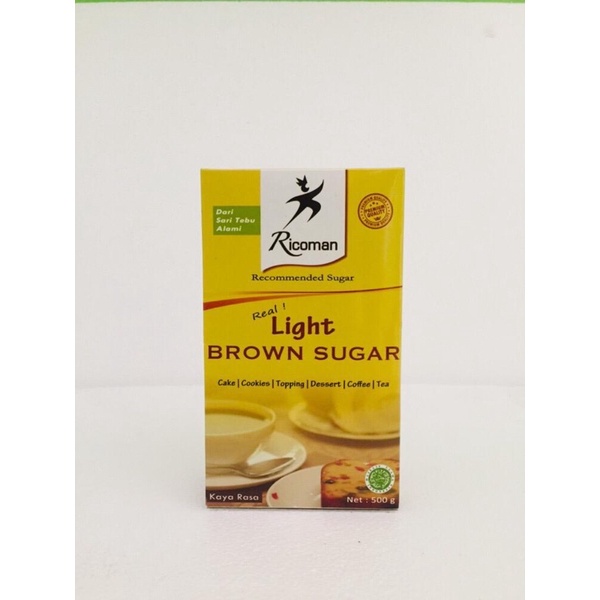 

Ricoman Light Brown Sugar 500gr