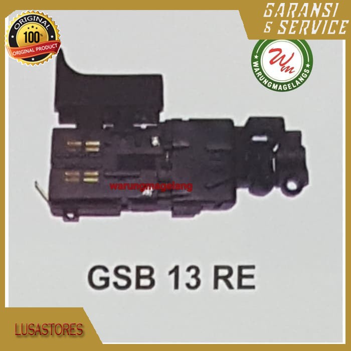 SAKLAR SWITCH MESIN BOR DRILL BOSCH GSB13RE GSB 13 RE