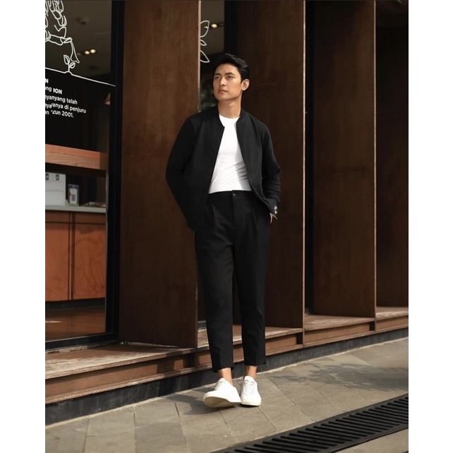 Heymale - Ankle Peazy Pants Elastic Side