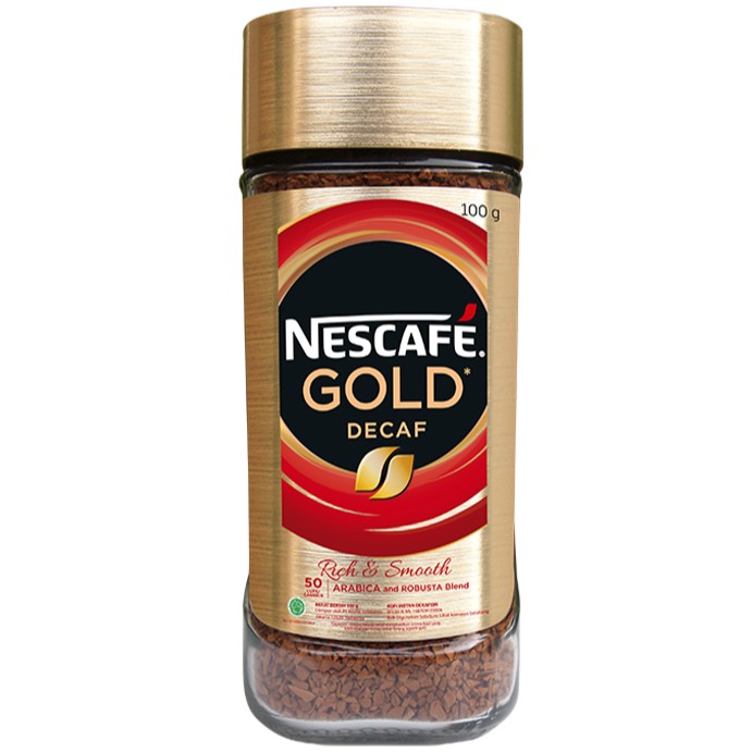 Nescafe Gold Decaf 100g 100 g / es kopi susu / dalgona