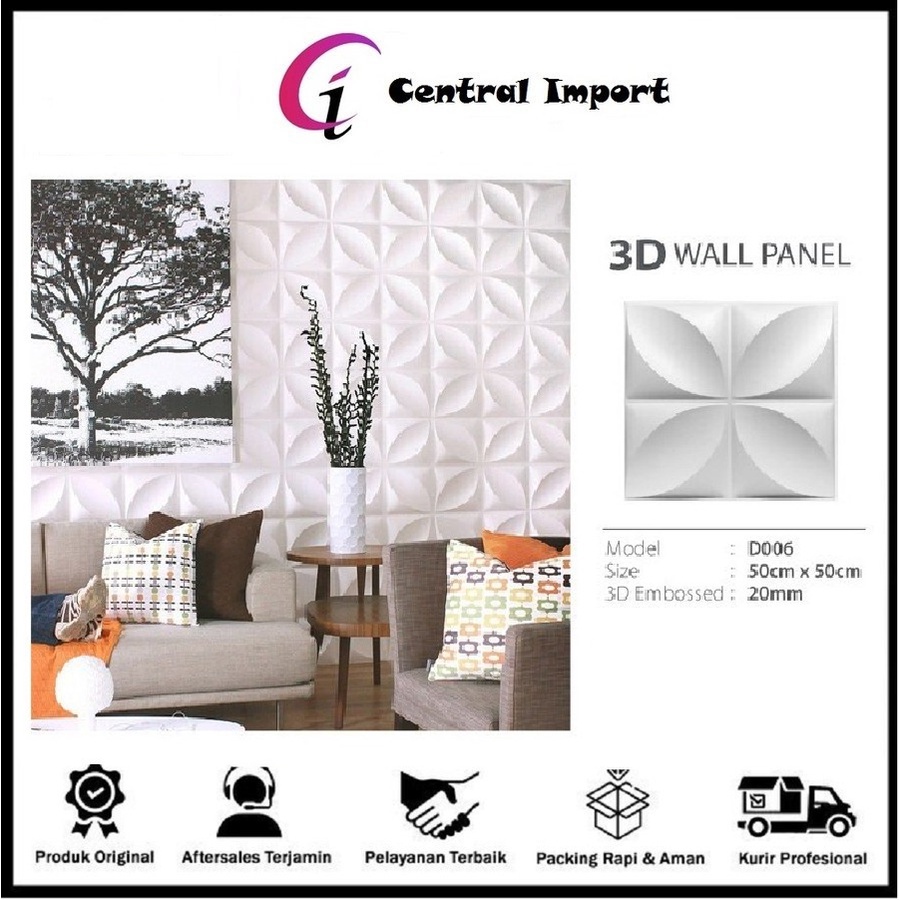 Wallpanel 06 - Wallpaper Dinding - Wallpaper 3D - Wallpanel Dinding PVC Wallpanel D006