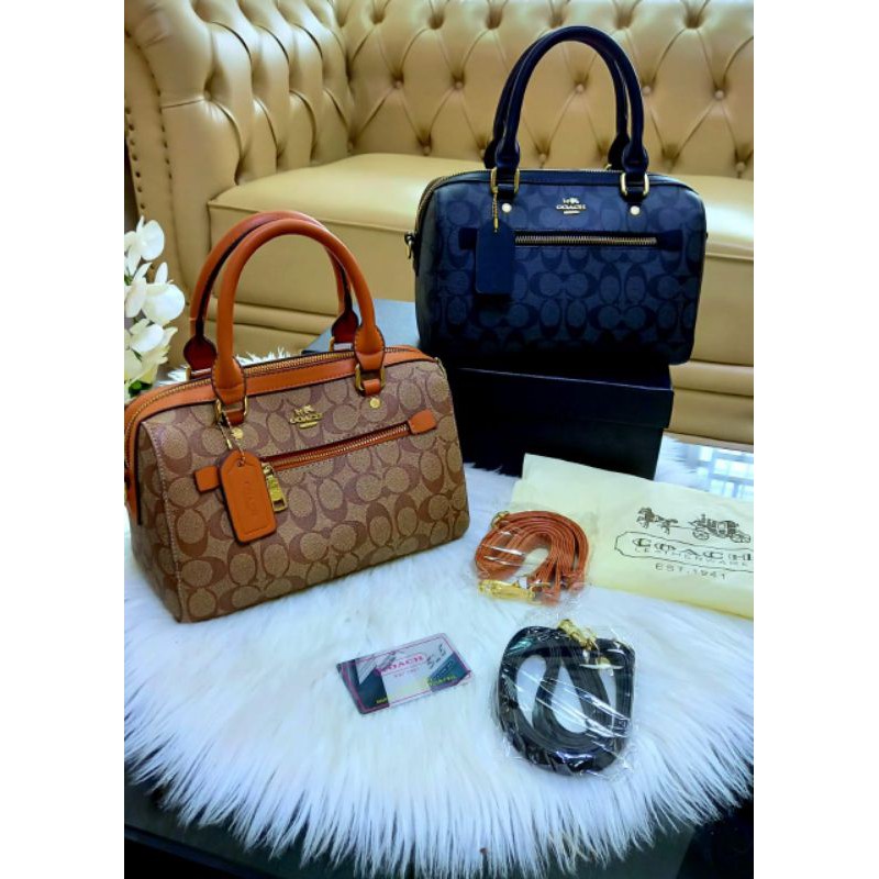 NEW COACH SPEEDY/MIRROR 1:1/TAS BRANDED/WITH BOX AND NOSER/ REAL PIC