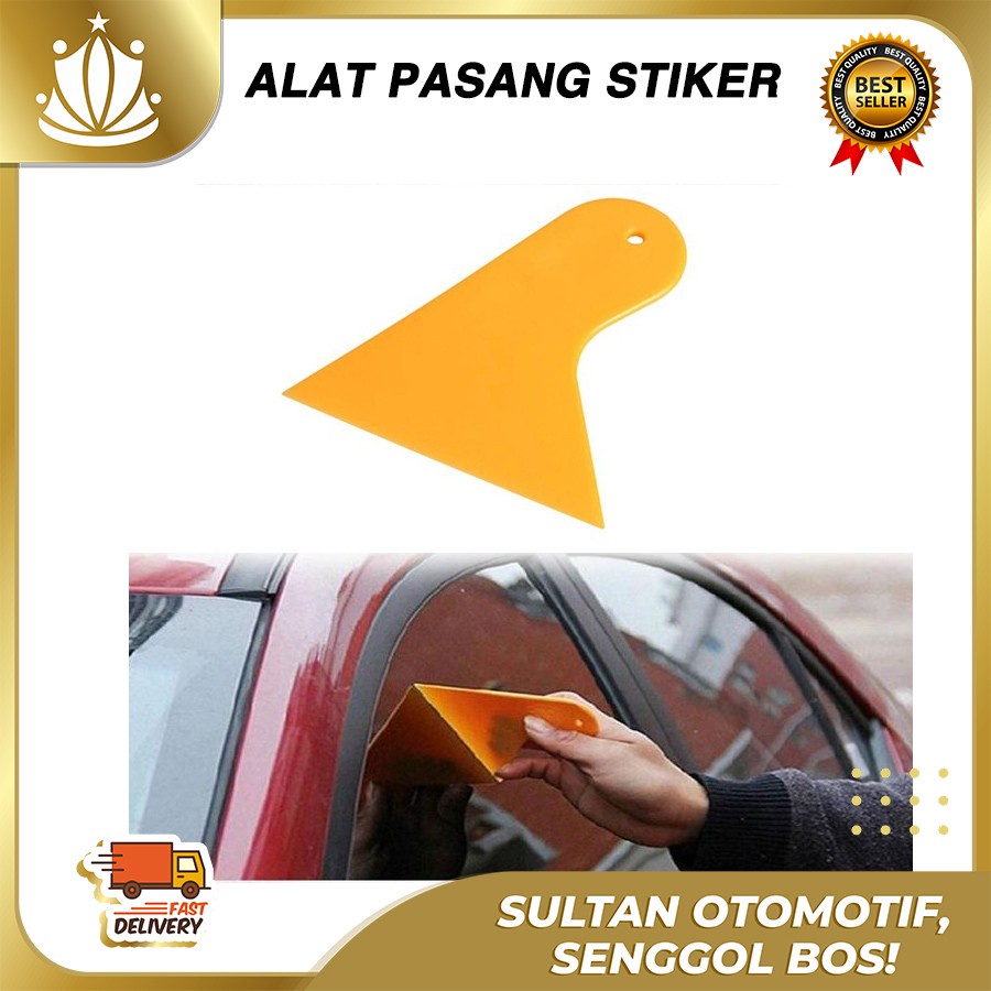 Alat Bantu Pasang Stiker, Sticker, Kacafilm, Kaca Film, SCRAPPER top