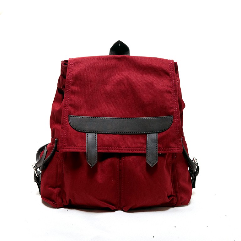 Ransel Stylish Ransel Wanita Kpop Style Backpack Kanvas Lembut Dan Tebal ESCORTBAGS