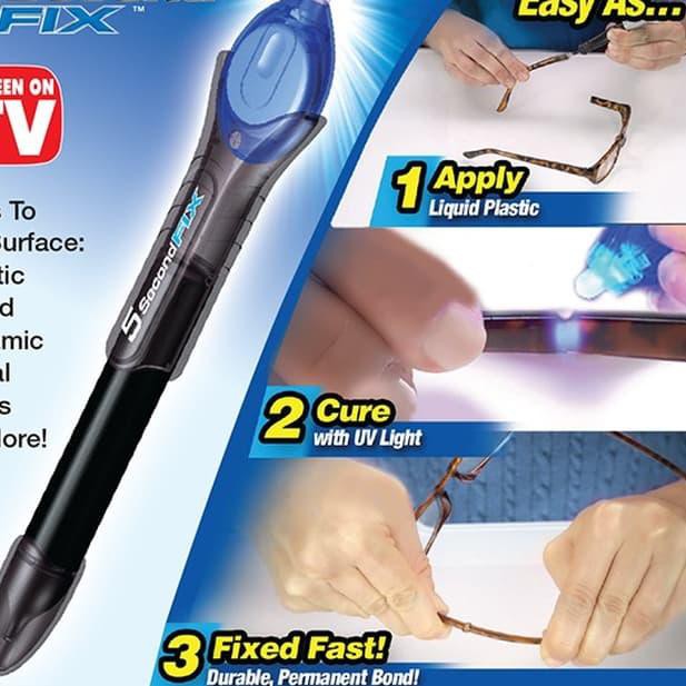 

( ͡❛ ͜ʖ ͡❛)✌ 5 Second Fix / Lem Sinar UV / Lem Perekat 5 Detik ô
