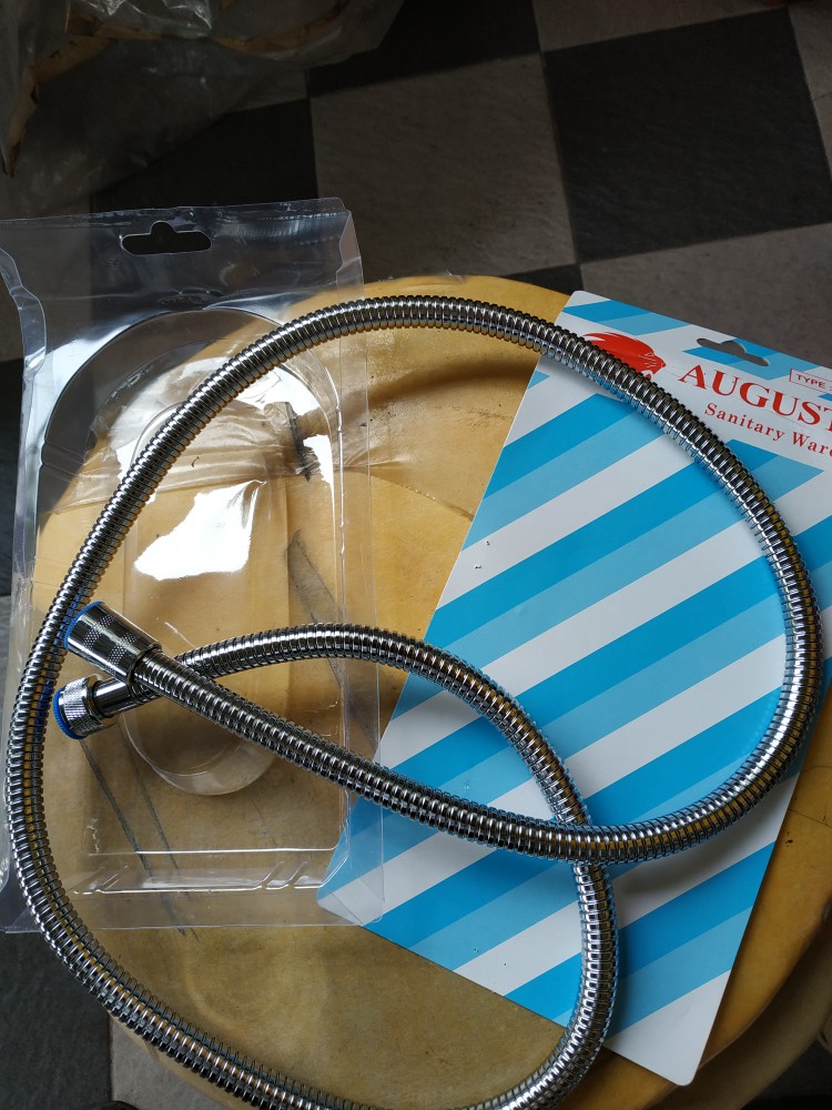 Selang Shower Stainless 150cm Fl8- Selang Per Flexible 1,5 Meter Fleksibel 150 Cm Kloset Mandi /e31