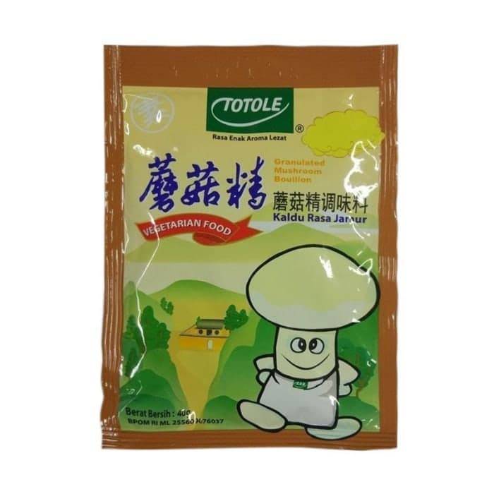 

Kaldu Jamur Totole Non MSG 40 g Vegetarian