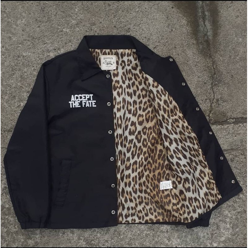 coach jacket hidden 8ight leopard special edition