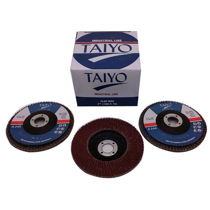 Taiyo Flap Disc 4 inch amplas susun 4 inci amplas 4"