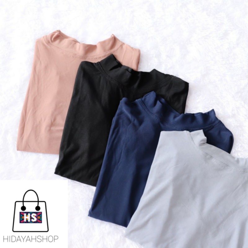 PROMO BAHAN RAYON  DAN KAOS BANYAK WARNA MANSET BADAN TURTLENECK TEBAL ADEM /MANSET  BAJU WANITA POLOS