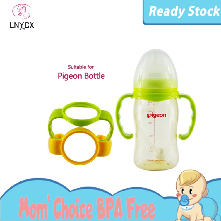 Pigeon Botol Susu Pigeon Leher Lebar Bahan Plastik Pp Natural