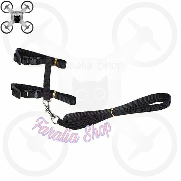 Harness Kucing Tali Tuntun H Polos Anjing Cat Dog Musang Harnes Pet High Quality