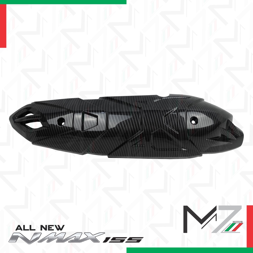 COVER TUTUP KNALPOT NMAX 2020 CARBON - MZmotor