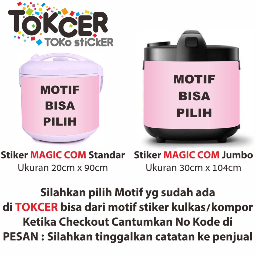 

Stiker MAGIC COM pilih Motif