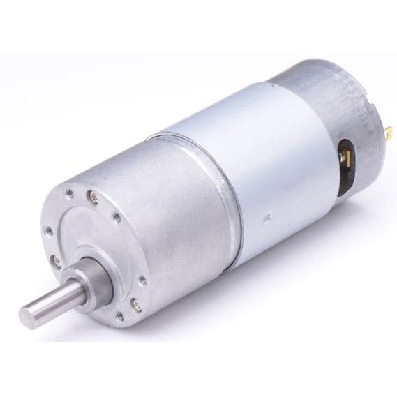 DC Metal Gear Gearbox Motor 12V 12RPM 41KG.CM Dinamo High Torsion Torsi Besar Tinggi