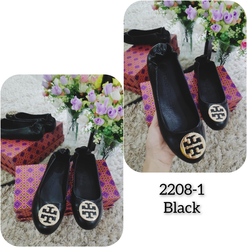 SANDAL WANITA TORy Burch  FLAT IMPORT / MURAH BAHAN KODE 2208