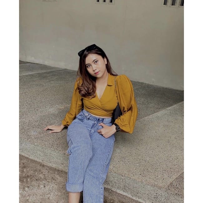 Angelie Wrap Top / Angel Wrap Top-4