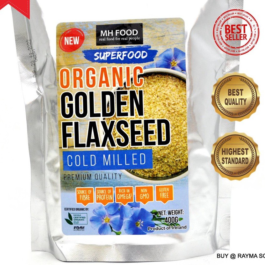 

Mh Food Organic Golden Flaxseed Cild Milled 4oog