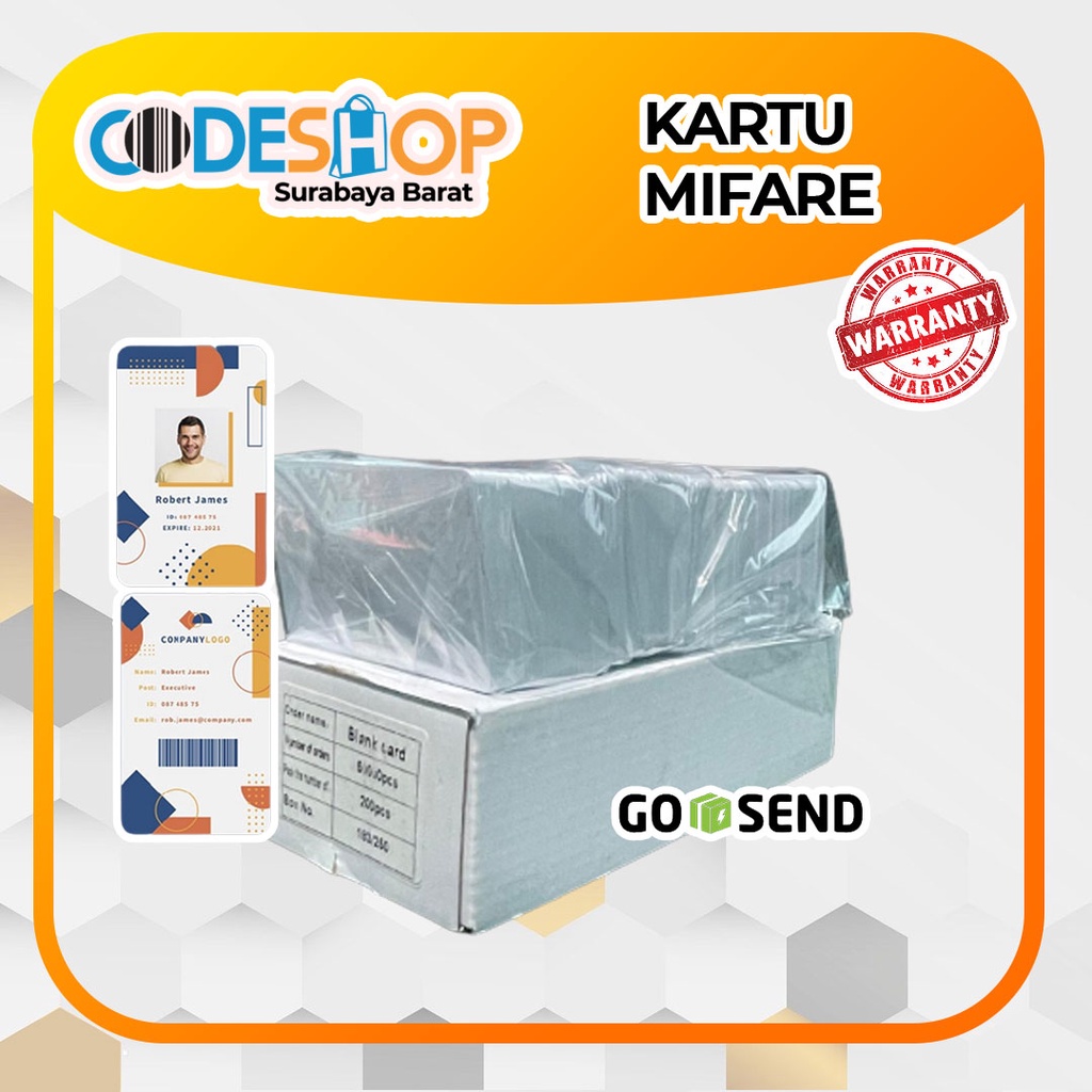 KARTU RFID MIFARE 13.56 MHZ- BLANK CARD RFID