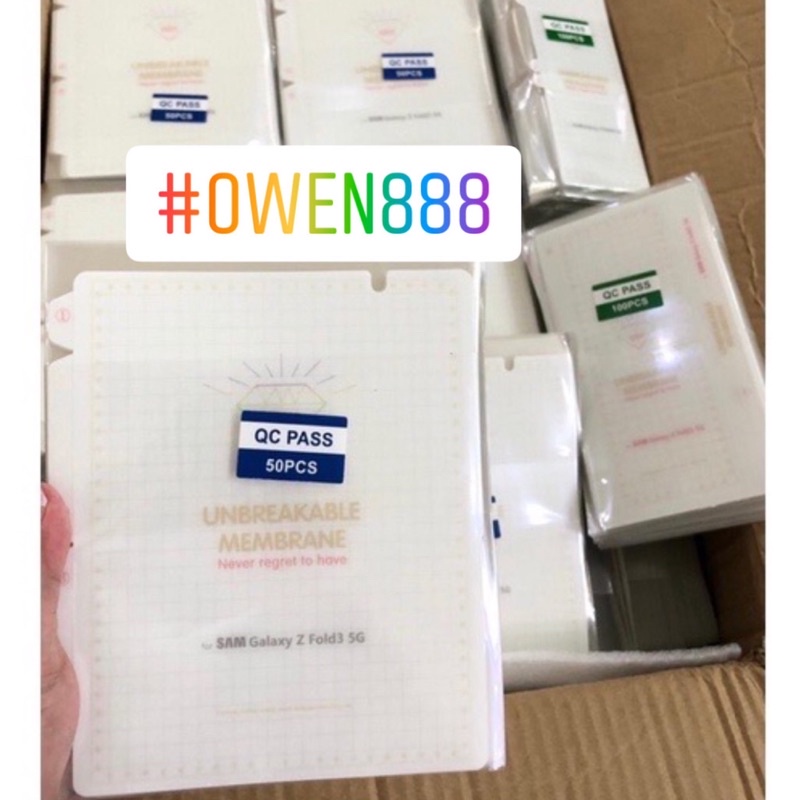 Samsung Z Fold 3 3in1 Hydrogel / Screenguard / Antigores Gel Bening Samsung Z Fold 3 3in1 Pelindung 