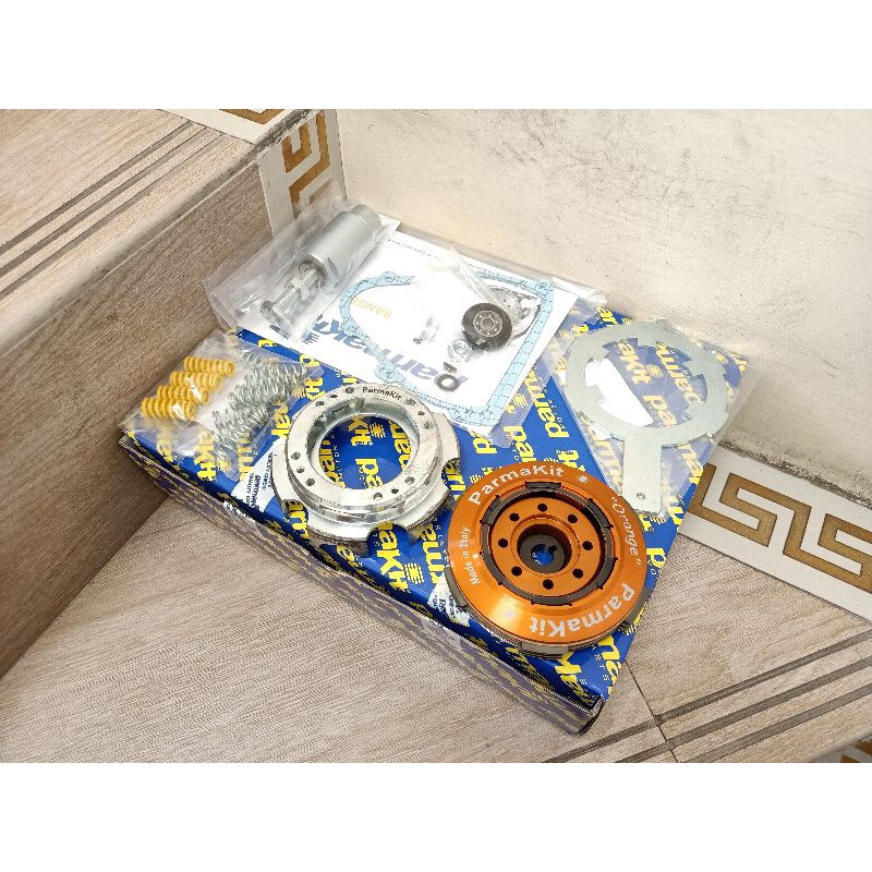 kopling set parmakit orange vespa smallframe pts special original italy