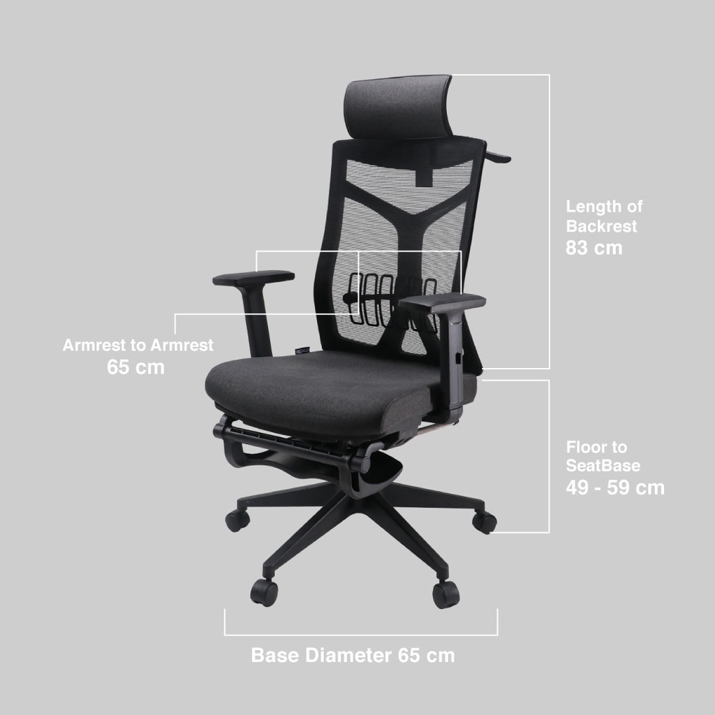 Rexus NC1 Max NC-1 Max NC 1 Max Kursi Kantor Kursi Gaming Ergonomis Rexus