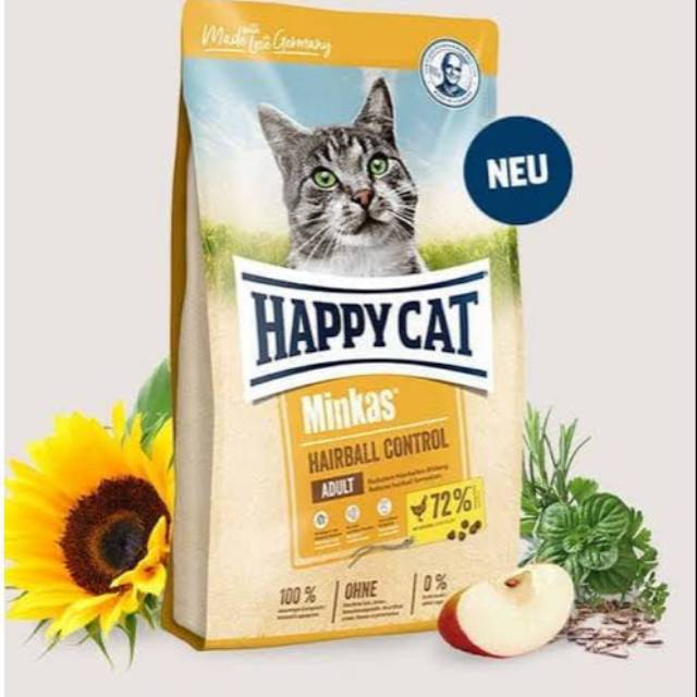 Happy cat minkas hairball control 1.5kg FRESHPACK