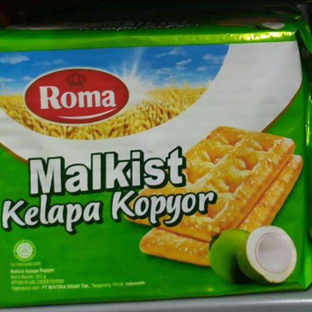 

Roma malkist kelapa kopyor 252gr