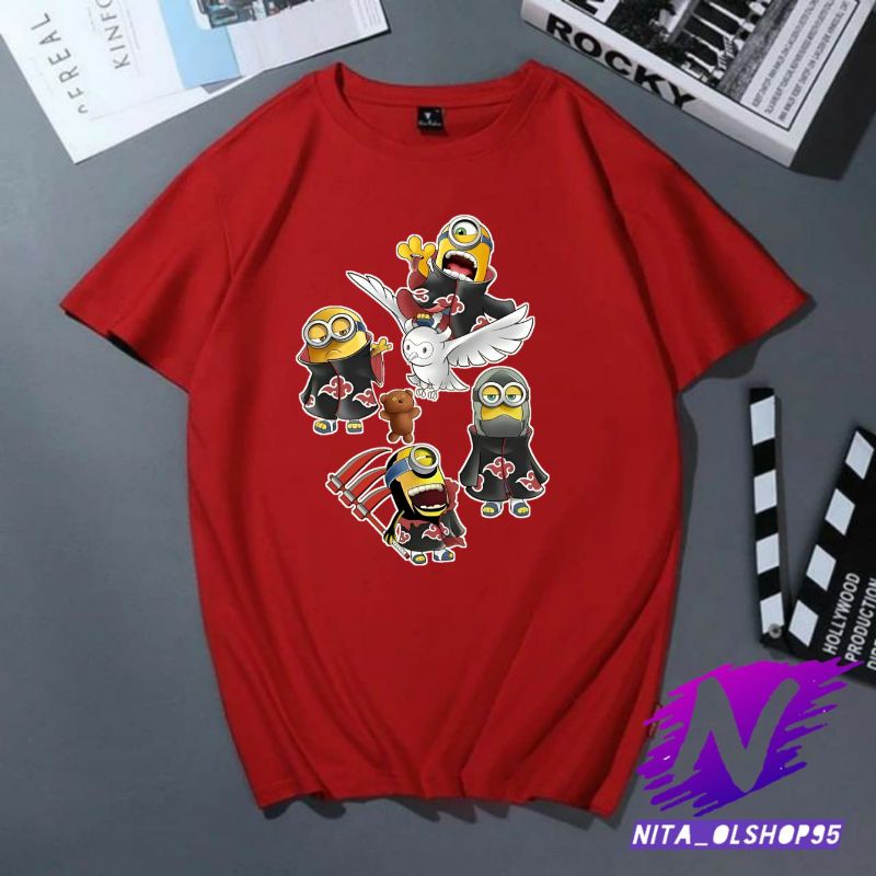 minions  baju atasan anak kaos anak minions karakter akatsuki kaos kartun anak lucu