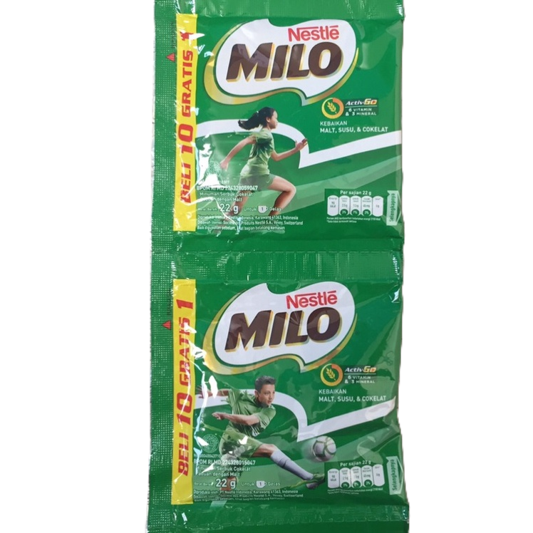 

[TERMURAH] MILO SACHET MINUMAN SUSU COKELAT 22 GRAM