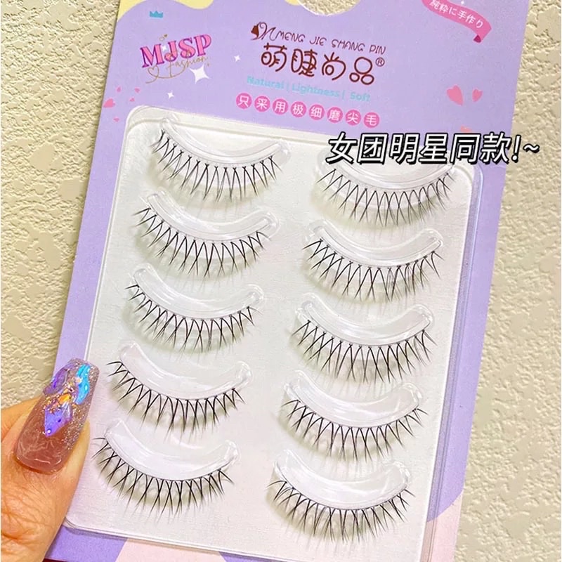 F40 - 5PASANG FAIRY JAPAN DOUYIN Eyelashes Lashes Natural Short Daily Eyelashes False Eyelash Extension Tools