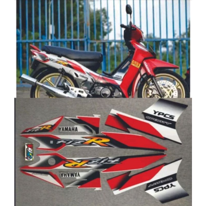 STRIPING FIZ R EDISI FULCLUTH ARDATH MERAH ORIGINAL