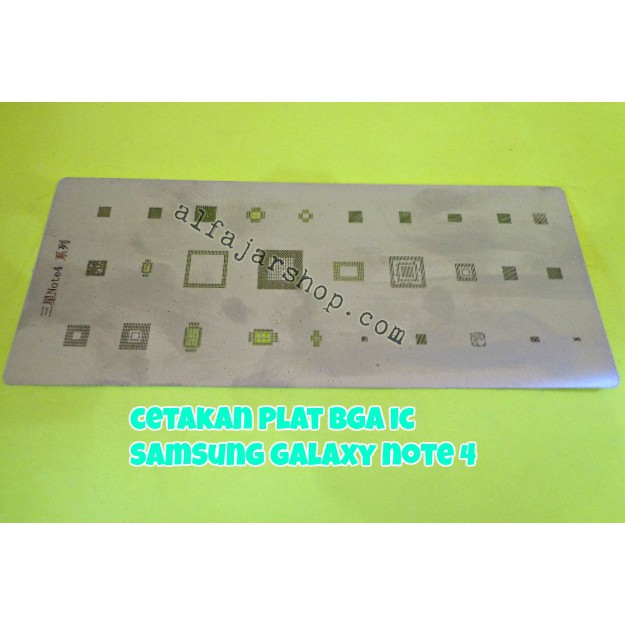 cetakan plat bga ic samsung galaxy note 4