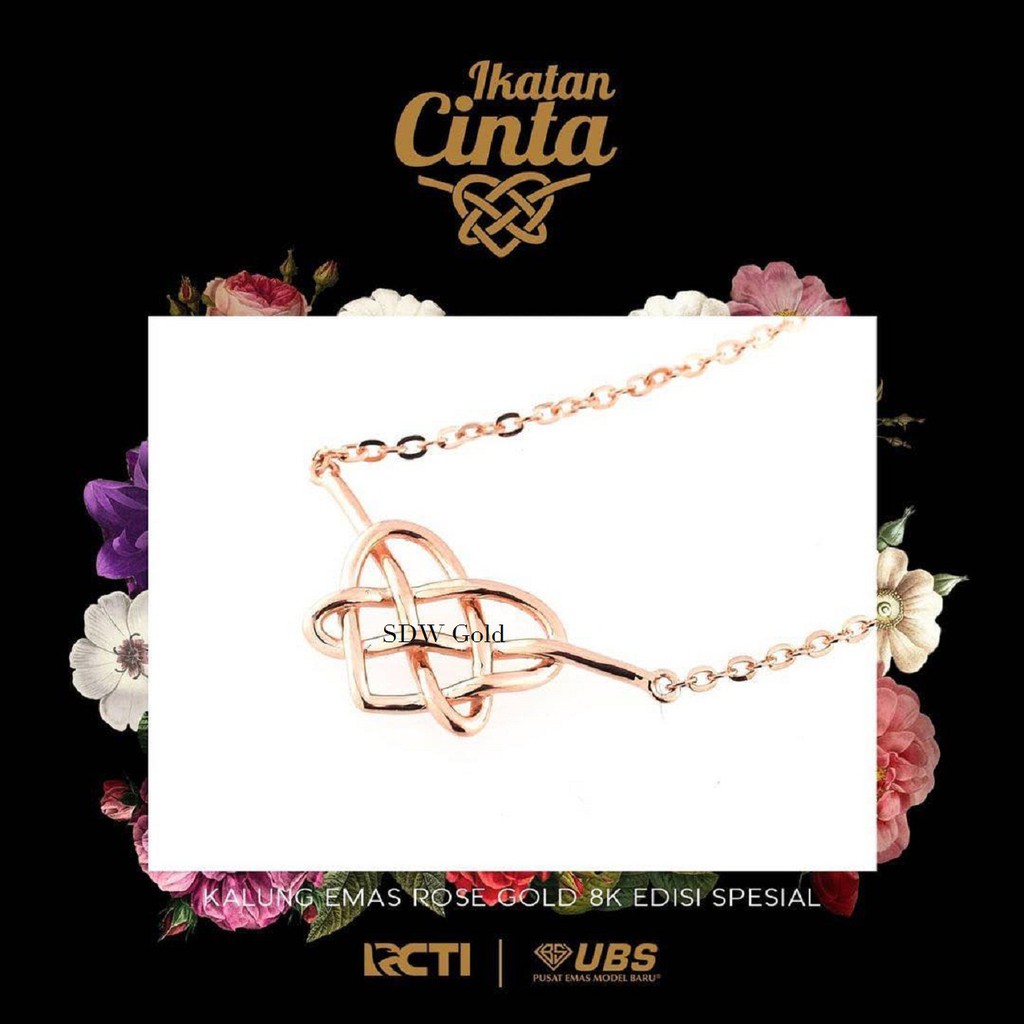 Kalung Emas &quot;Ikatan Cinta / Andin&quot; Edisi Spesial 8K - SDW Gold -