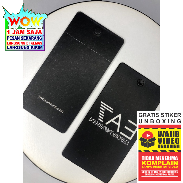 

ARMANI LABEL TAG HANGTAG SUPER PREMIUM CO 1X DI KIRIM 600PCS