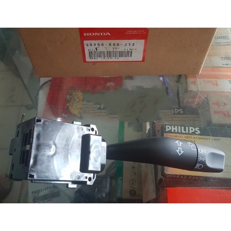 Switch atau Saklar Lampu Sebelah Steer Stir Honda City Jazz IDSI VTEC 2003 2004 2005 2006