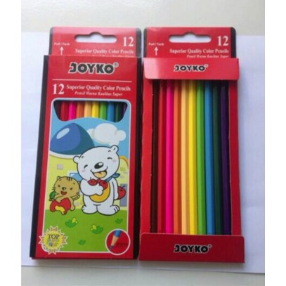 

MURAH - JOYKO PENSIL 12 WARNA PENSIL WARNA 12 PANJANG COLORING PENCILS 12 COLORS
