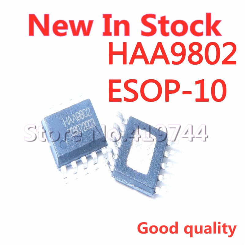 [xqx] 10pcs/lot HAA9802 ESOP-10 SMD boost Dengan Suara anti Jebol audio power amplifier chip In Stock Baru original IC