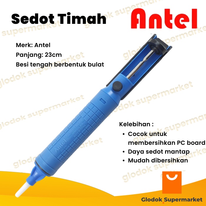 Sedot Timah Antel DS4 Desoldering Pump DS-4 Panjang 23cm