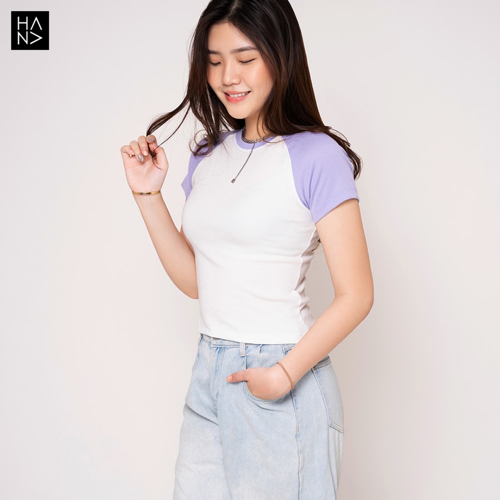 HanaFashion JKT - Hani T-shirt Kaos Rajut / Atasan Wanita Murah TS380