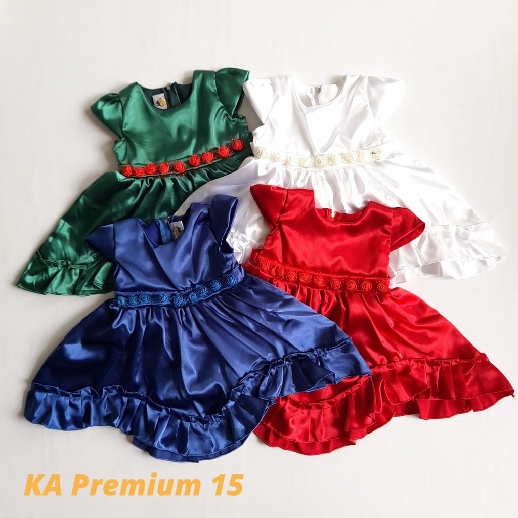 Dress Gaun Baju Bayi Perempuan 0 - 18 Bulan Anti Panas Premium 15 Terlaris Murah