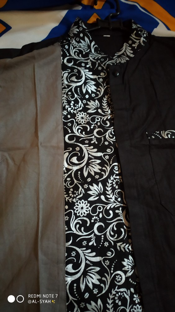 Kemeja Pria Lengan Panjang Kombinasi Moderend Quality