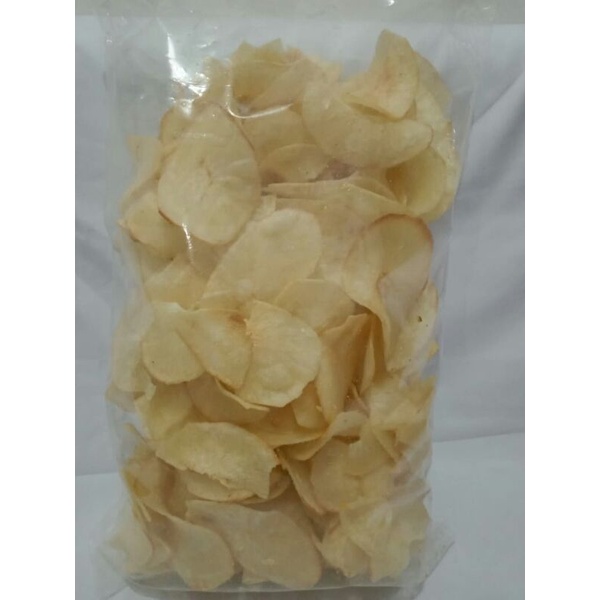 

GROSIR TERMURAH Kripik/Keripik Singkong Original Gurih Asin 500 gram